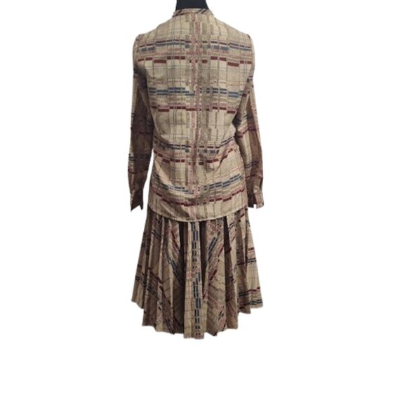 Vintage Frances Henaghan 1970's Skirt and Blouse Women's Size 2 - Picture 7 of 13